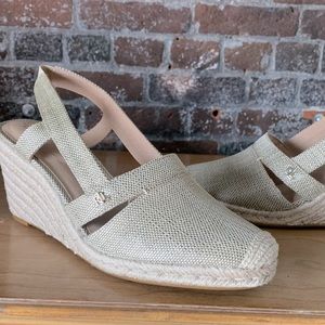 Ralph Lauren tan wedges